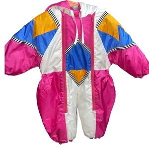 Vintage Toddler Girl Snow Suit 80s-90s 2T